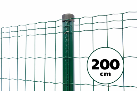 Zvárané pletivo PVC, 200cm(101,6x50,8/2,1) - 25m zelené